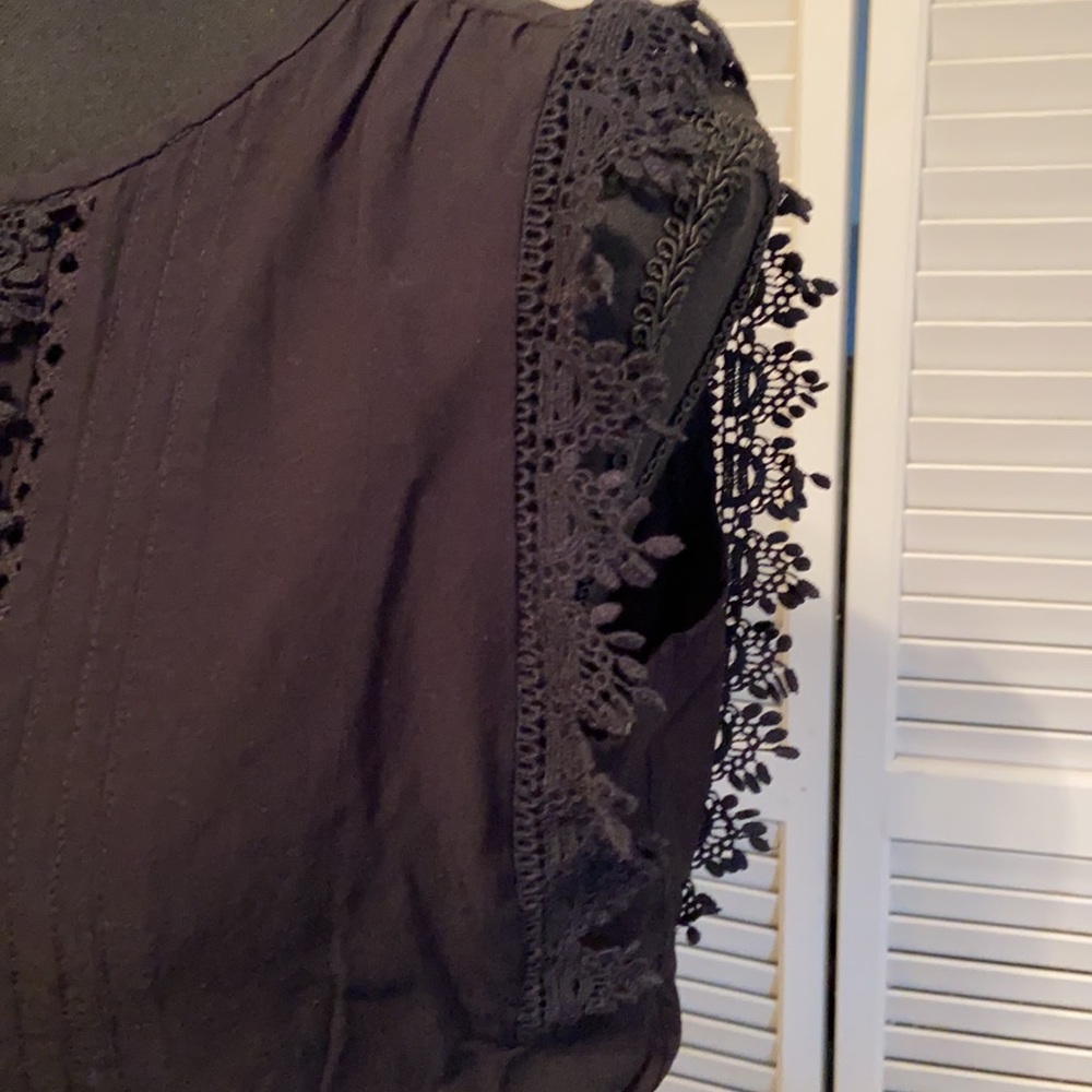 LOFT BLACK ROMPER - Picture 7 of 10